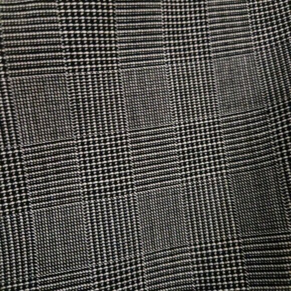 Ann Taylor Designer Men's Suiting Plaid Wool Blend Pant Suit Bow Pocket Size 6/8 - Picture 7 of 10